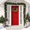 6 Pieces Red Buffalo Plaid Christmas Bows Holiday Christmas Wreaths Bows Xmas Red Velvet Christmas Bows for Christmas Party Decoration
